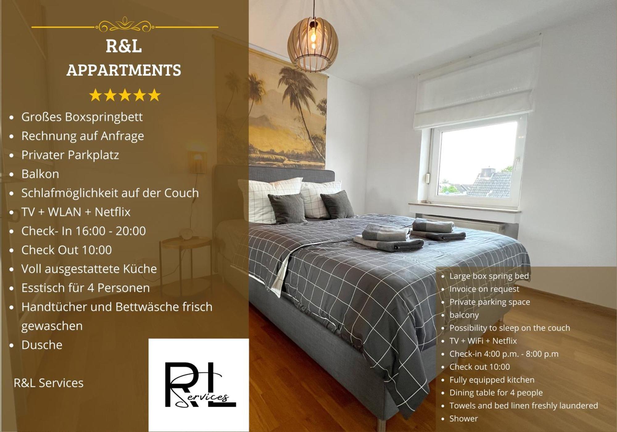 Beautiful 2-Room Apartment With Balkony In Willich Exteriör bild